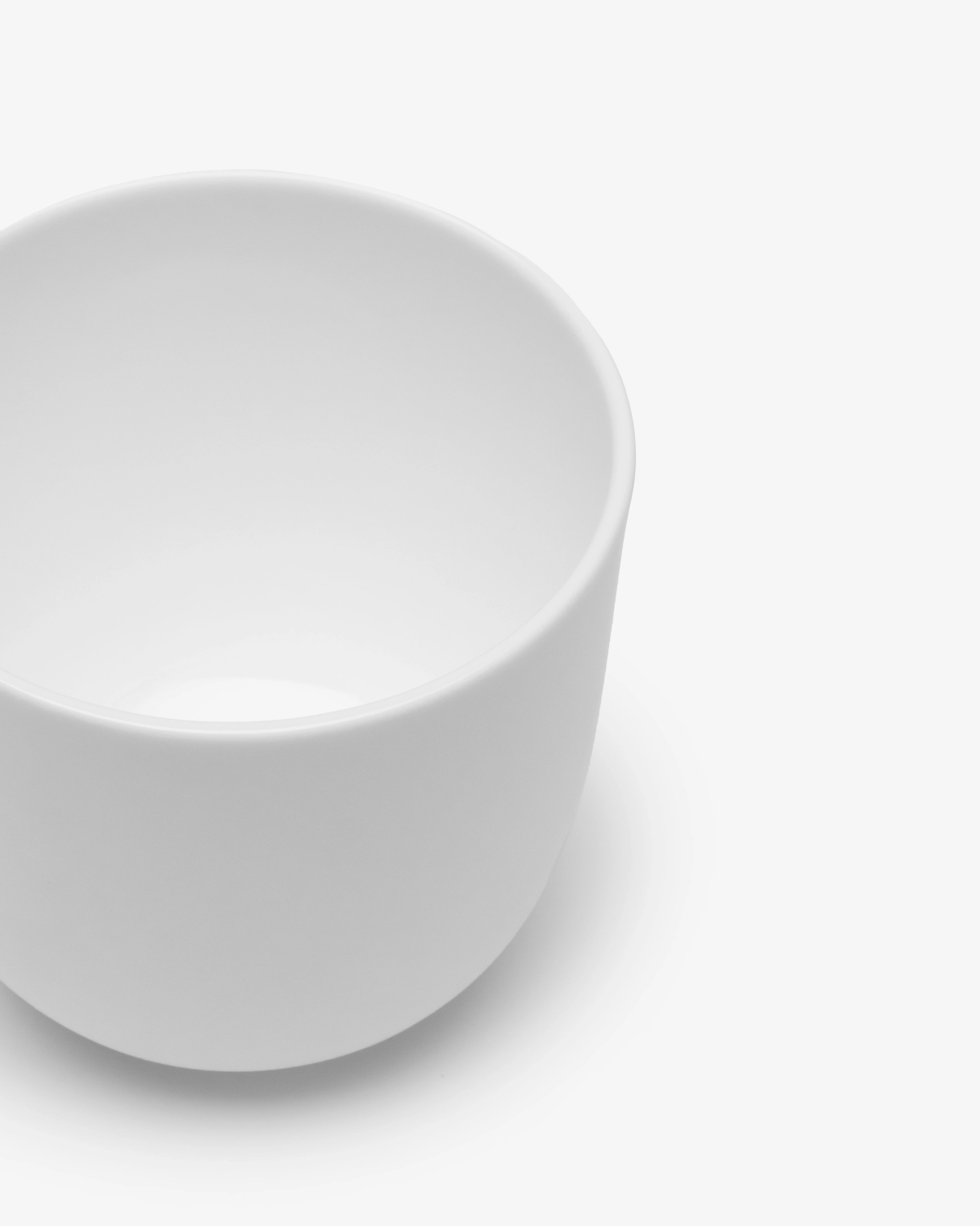 Coffee cup without handle white Base