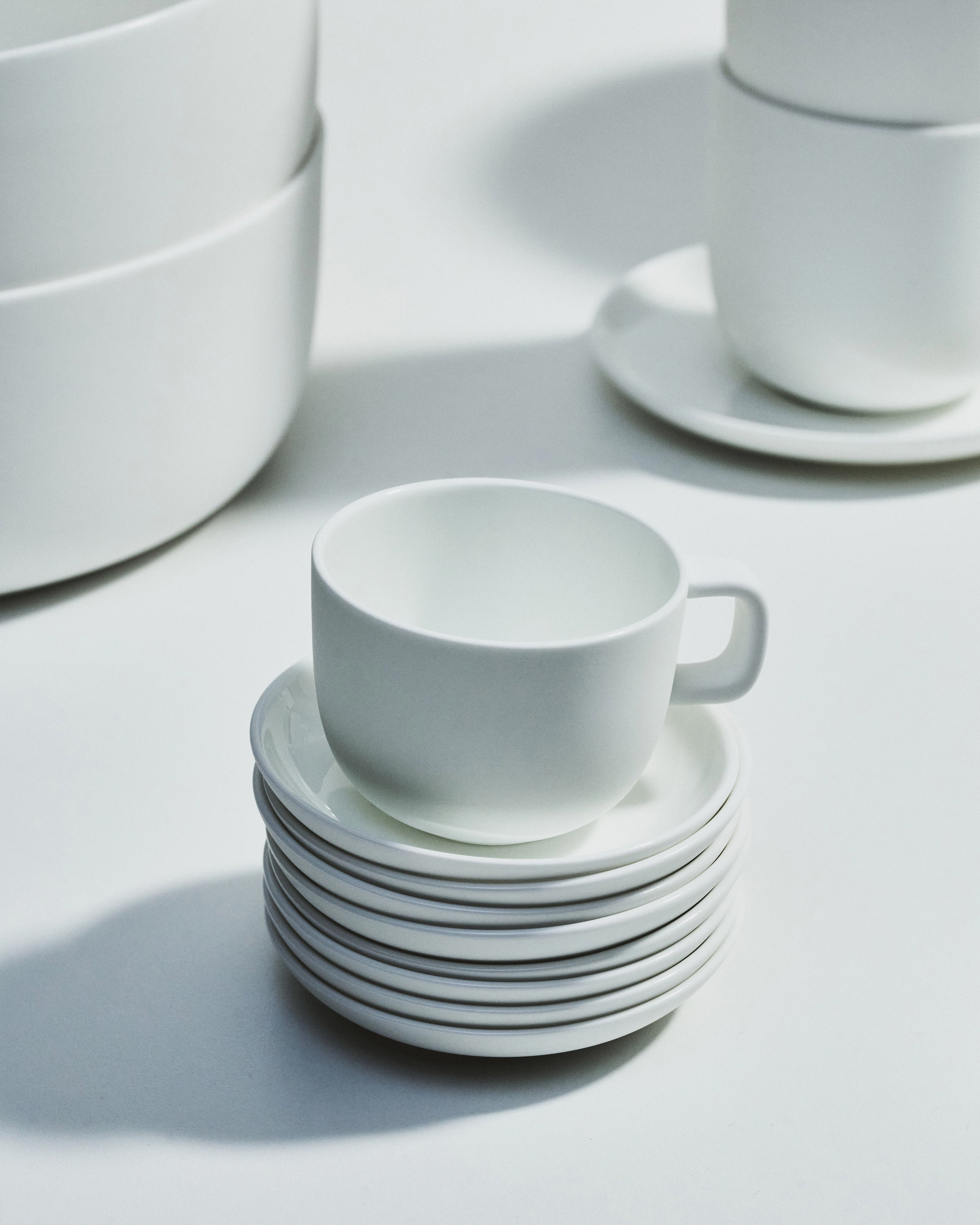 Coffee cup without handle white Base