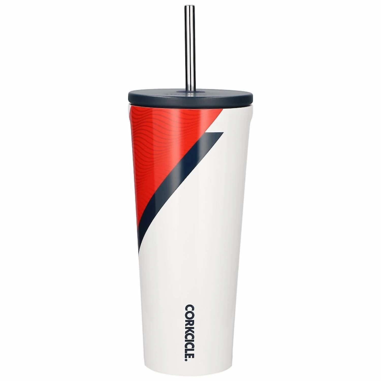 Cold Cup Team Usa 2024 Line Wave - 24Oz. In White