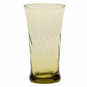 Colette Sage Green Hand Blown Glass Highball Glasses Set/6 Drinkware best price