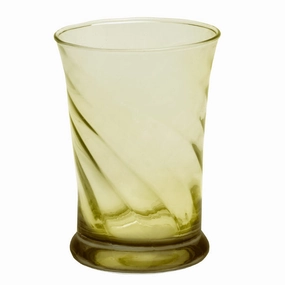 Colette Sage Green Hand Blown Glass Tumbler Glasses Set/6 Drinkware best price