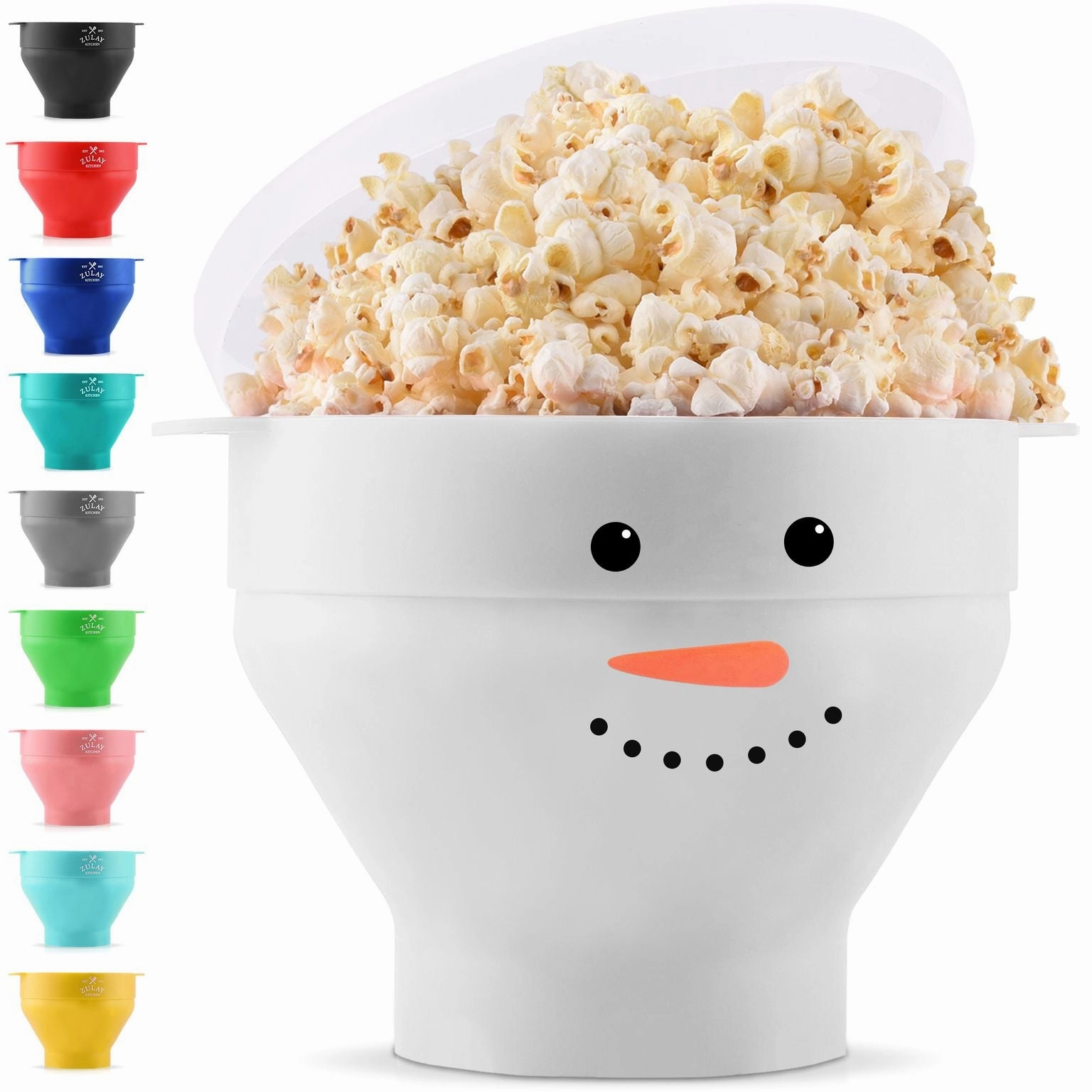 Collapsible Silicone Popcorn Maker