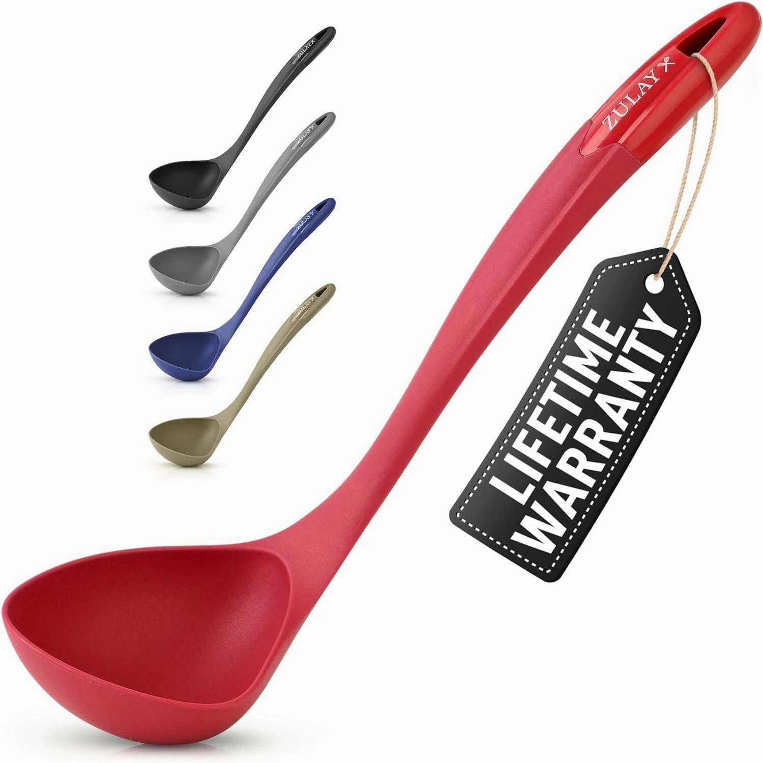 Comfort Grip Soup Spoon, Cooking and Serving Ladle