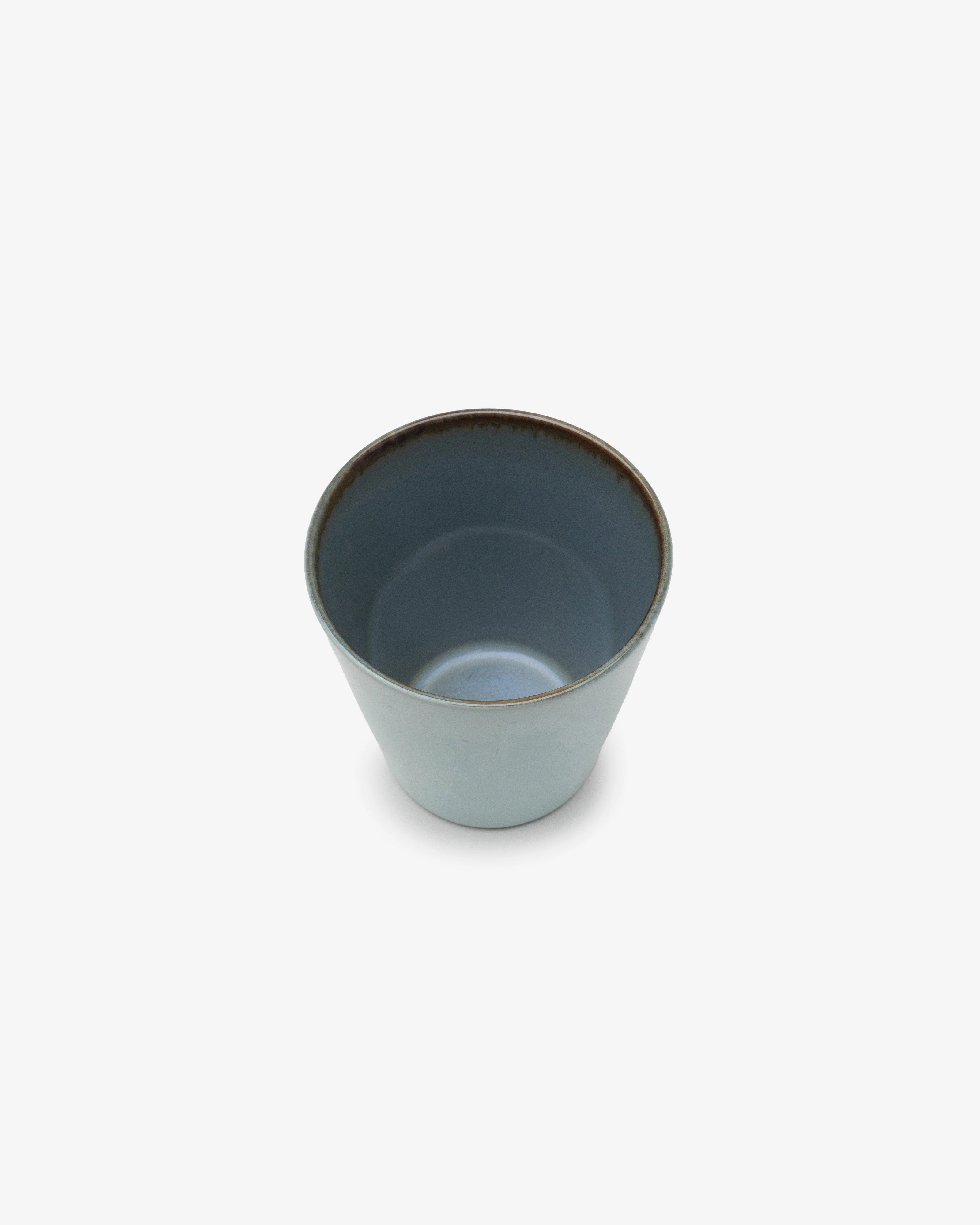 Conical cup M light blue/smoky blue Terres de rves