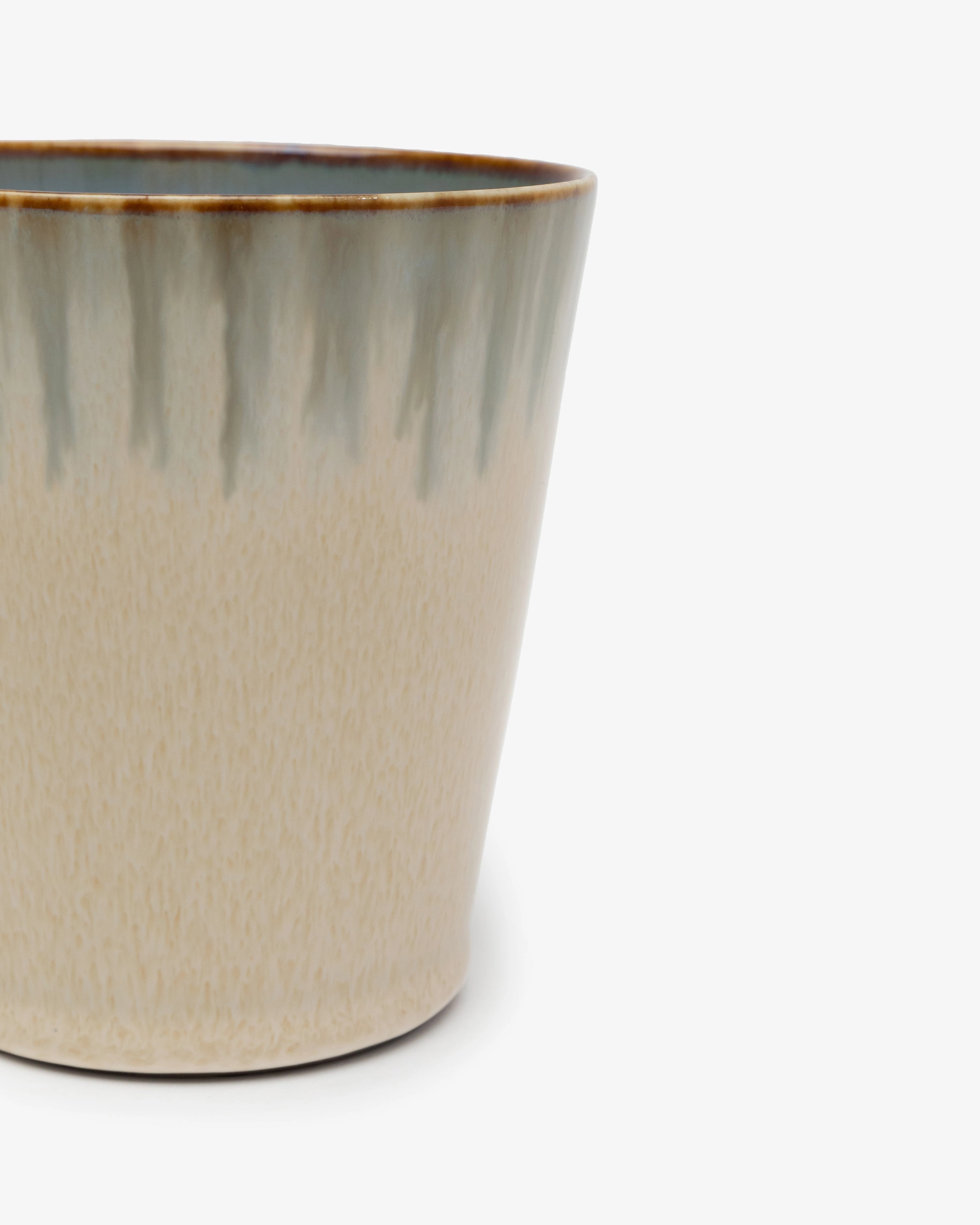 Conical cup M misty gray/smoky blue Terres de rves