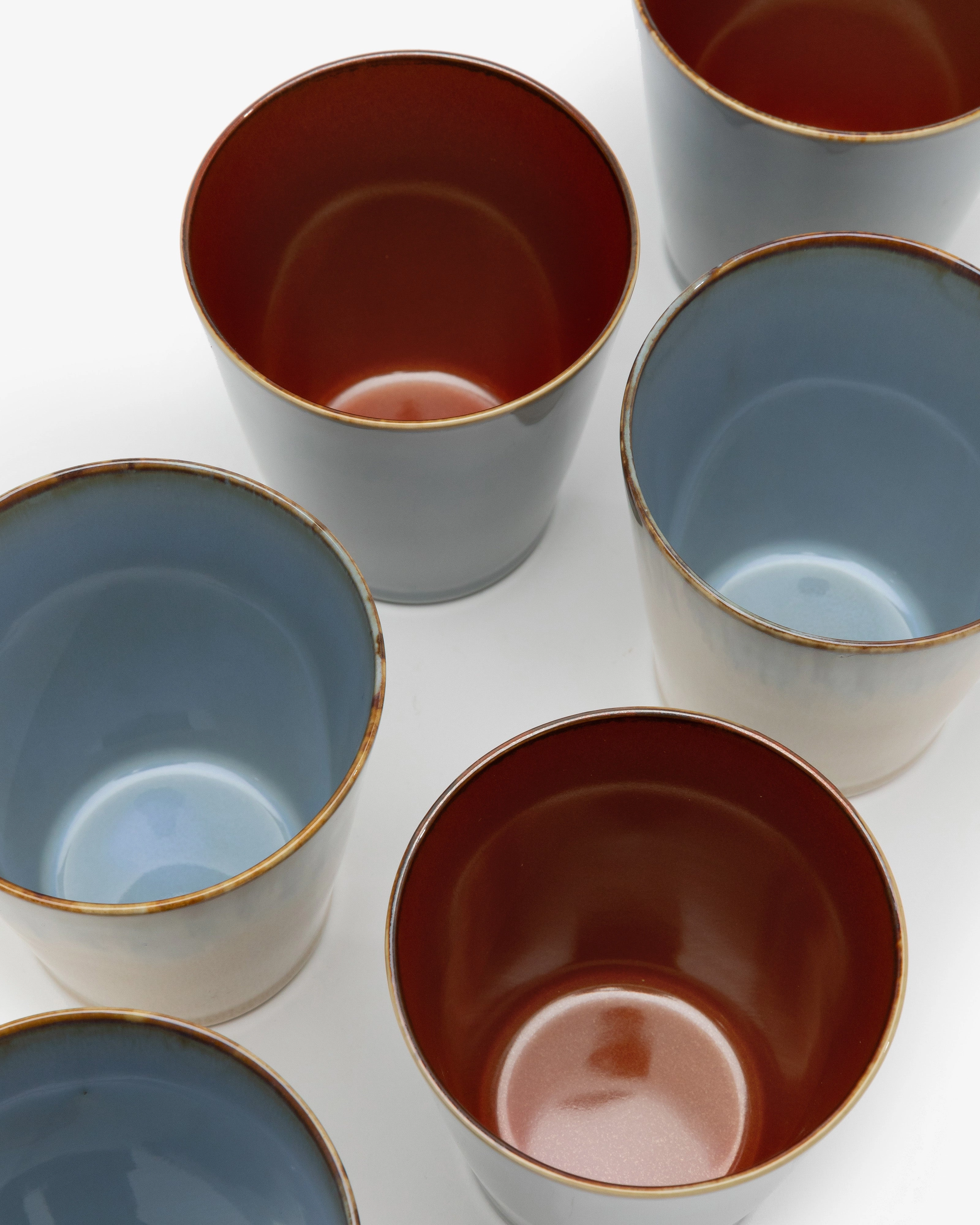 Conical cup M misty gray/smoky blue Terres de rves