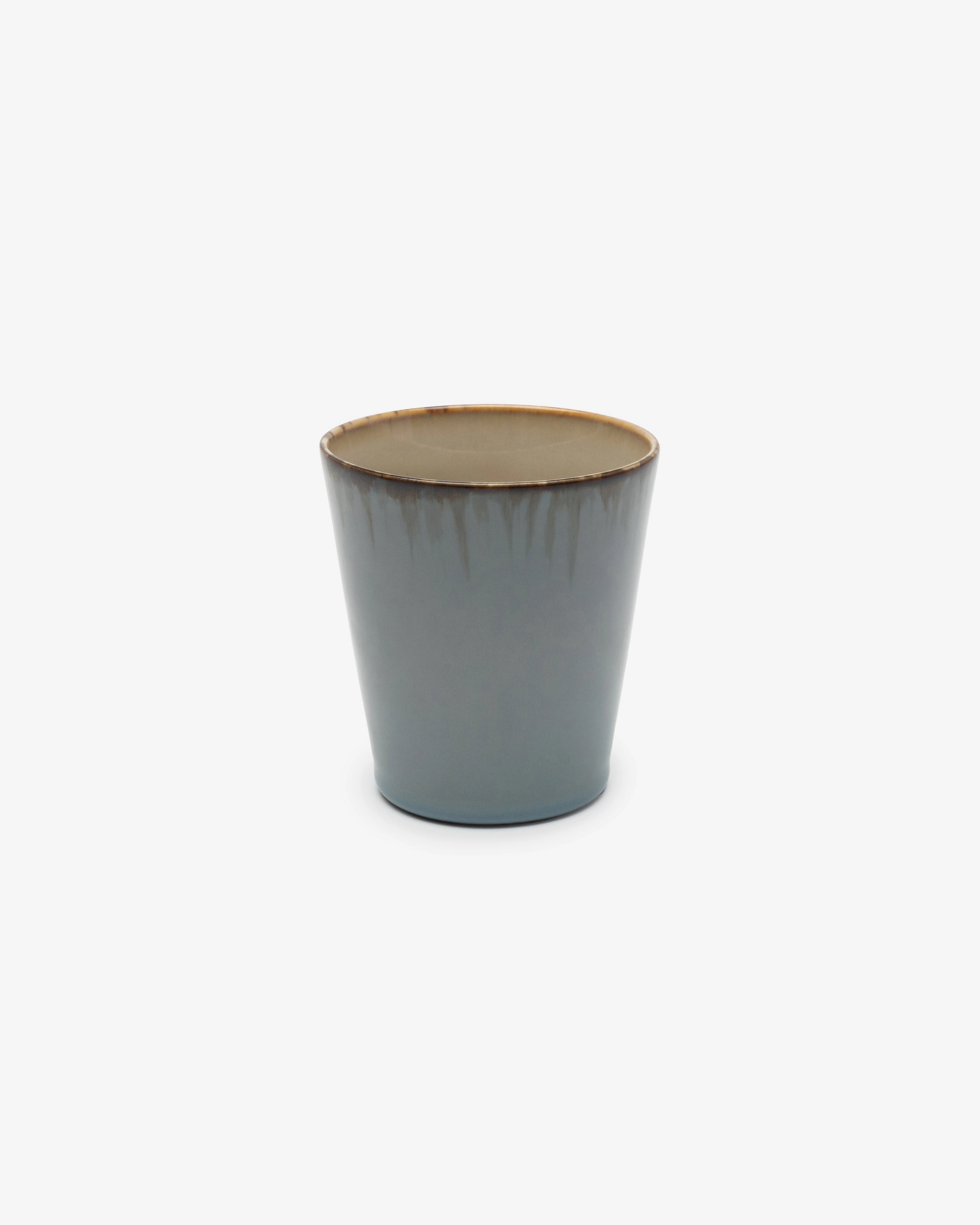 Conical cup M smoky blue/misty gray Terres de rves Buy Dinnerware online shop