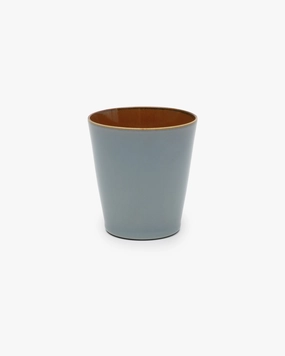 Conical cup M smoky blue/rust Terres de rves Buy Dinnerware online shop