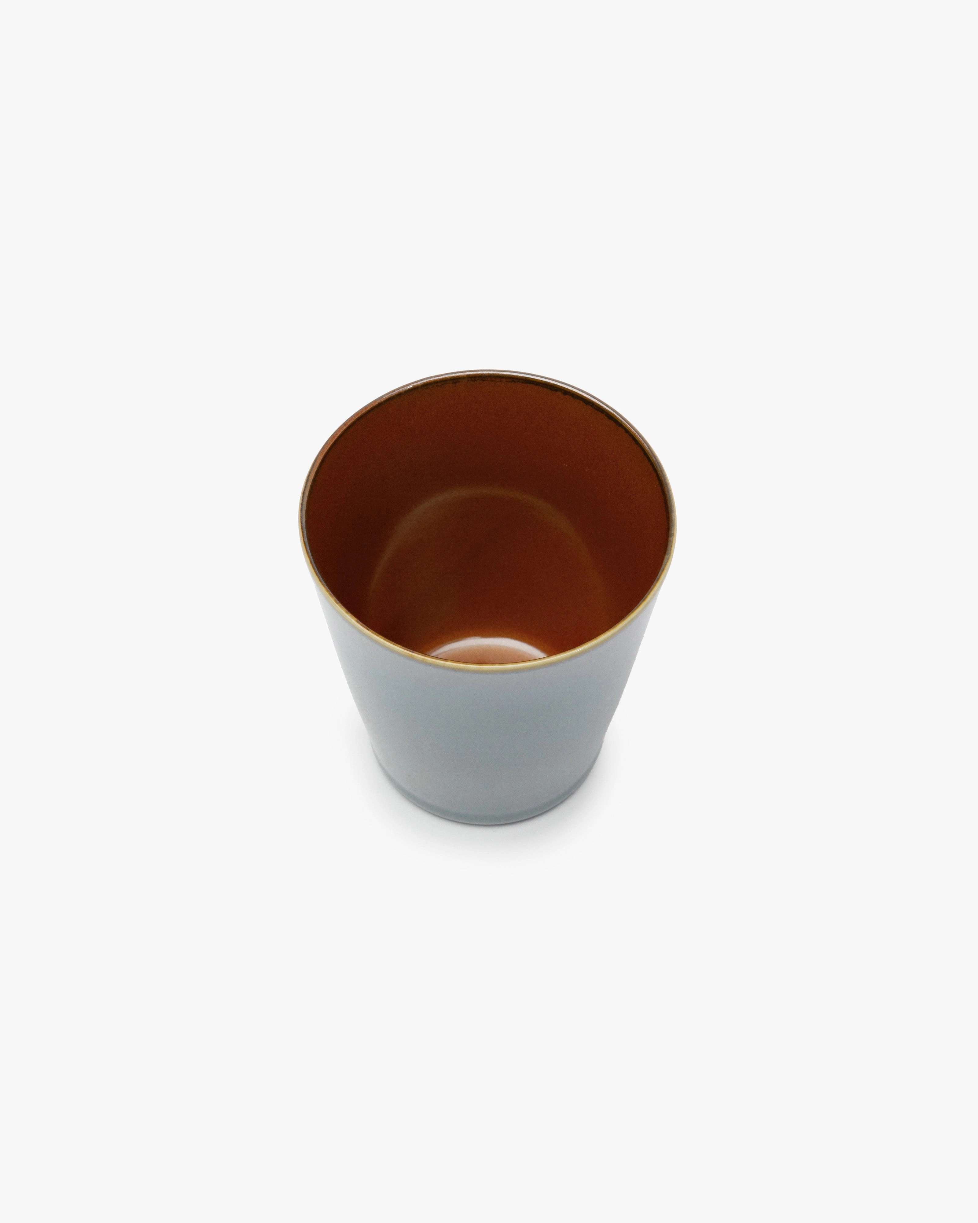 Conical cup M smoky blue/rust Terres de rves