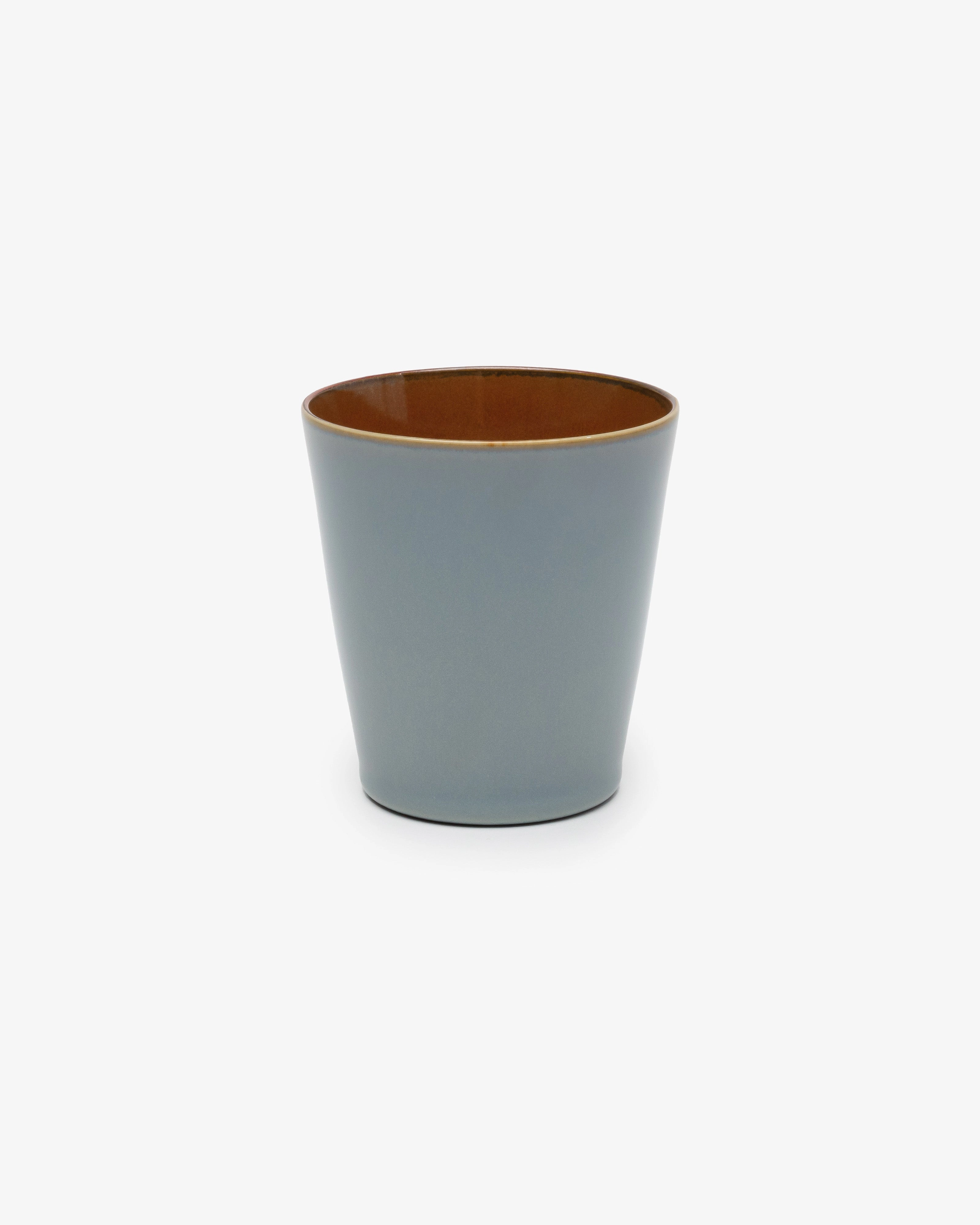 Conical cup M smoky blue/rust Terres de rves Buy Dinnerware online shop