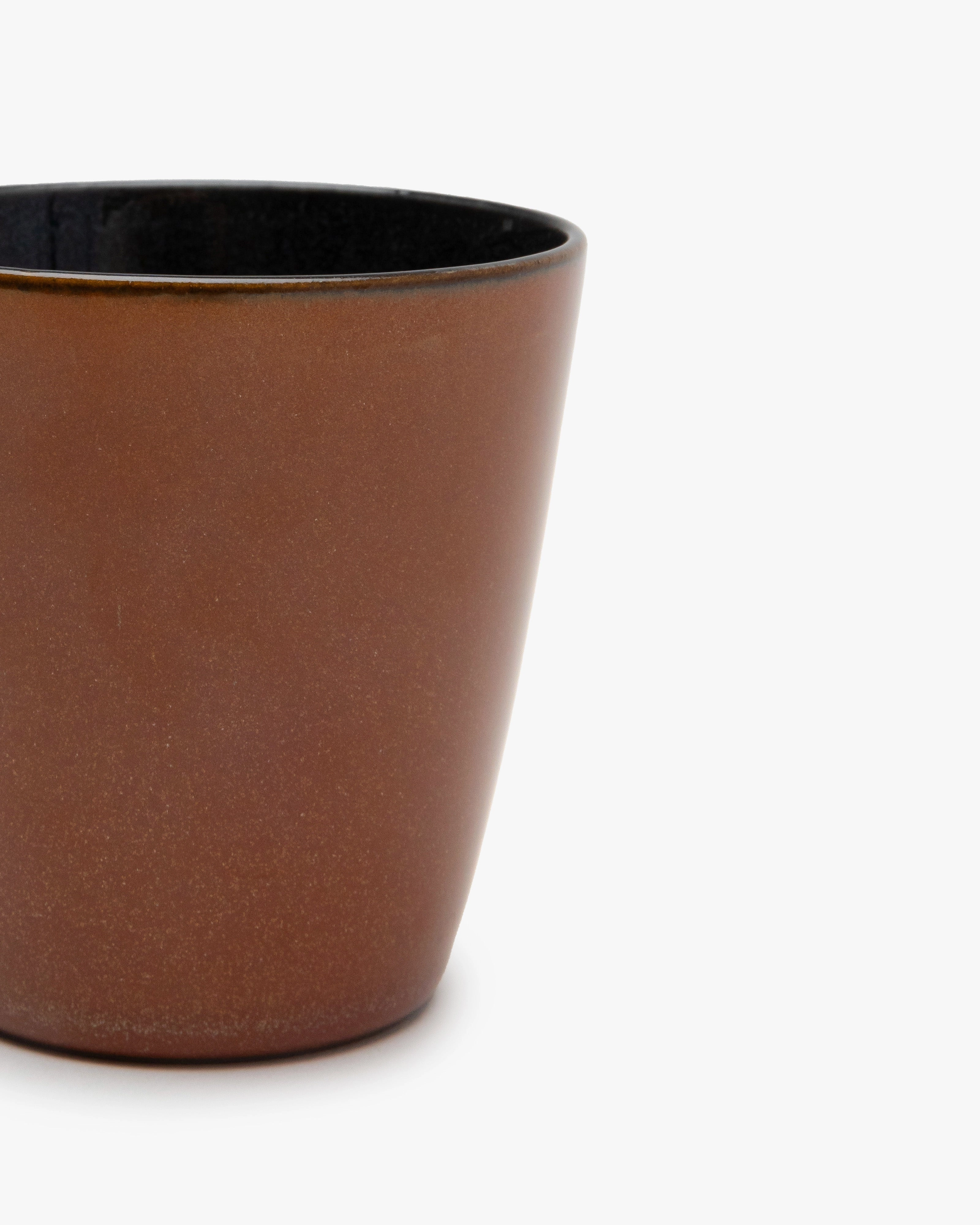 Conical cup S rust/dark blue Terres de rves
