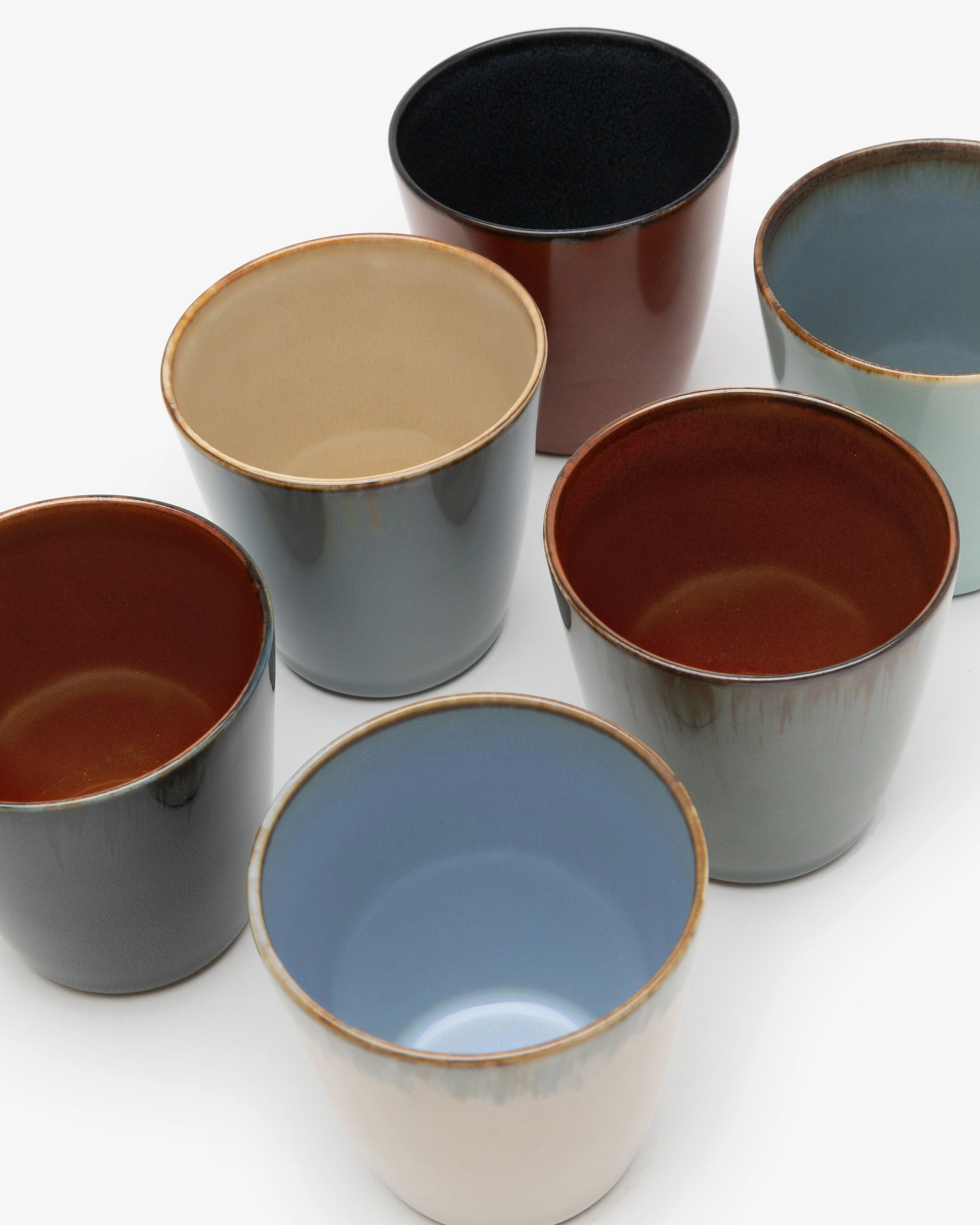 Conical cup S rust/dark blue Terres de rves