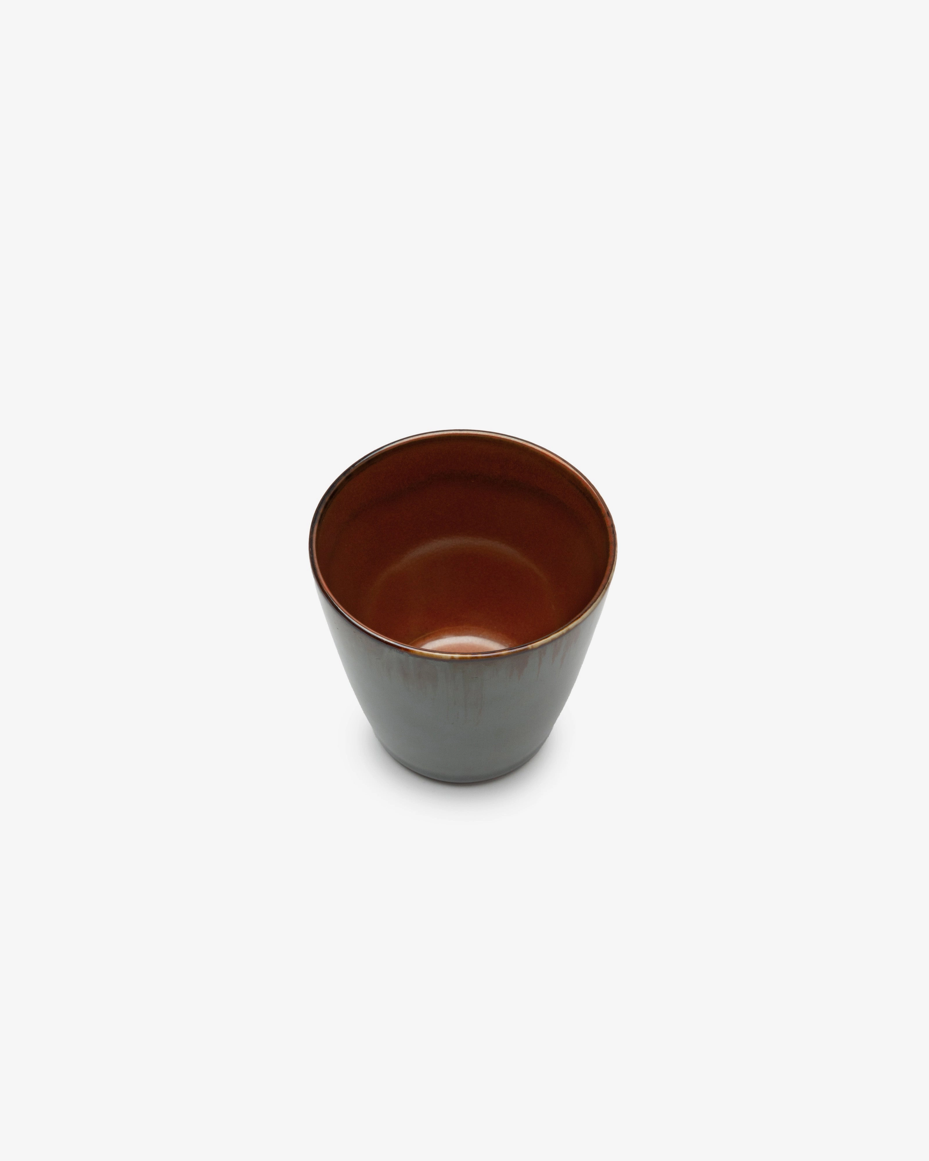 Conical cup S smoky blue/rust Terres de rves