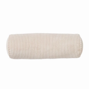 Cordell Bolster Cushion 18x50cm Ivory Cushions for home decor deals