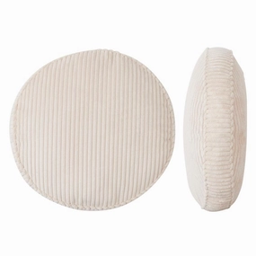 Cordell Round Cushion 40cm Ivory Cushions for home decor deals