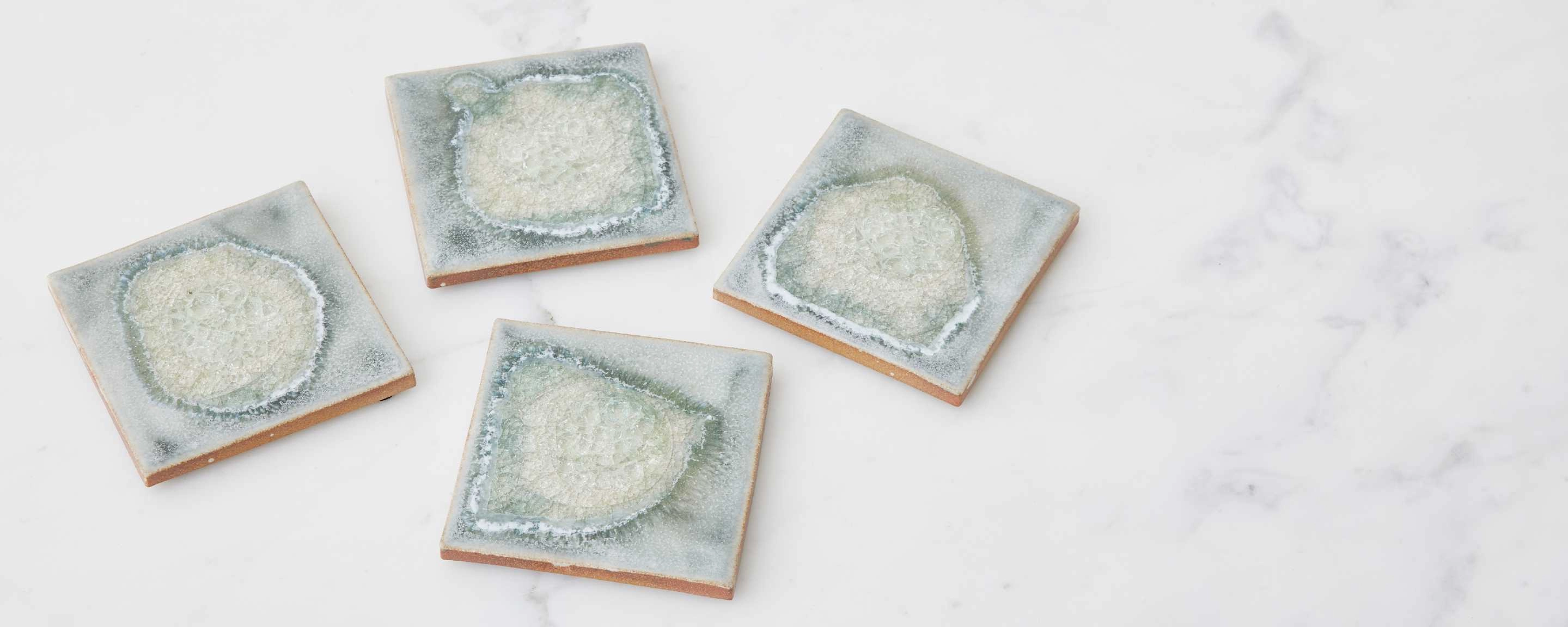 crackle coaster in ash Entertaining Servingware discount