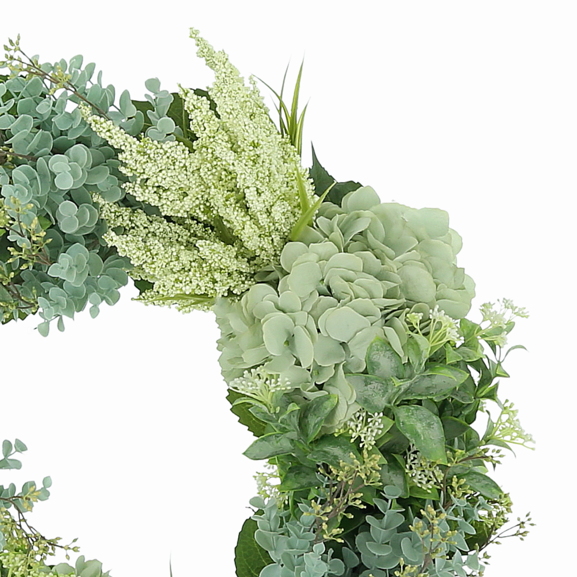 Creative Displays 25" Hydrangea, Heather and Eucalyptus Wreath