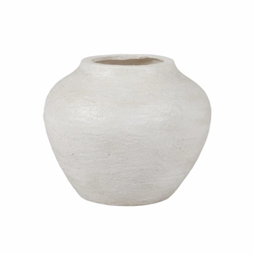 Cree Large Composite Vase 28x32x28cm White Cheap Vases for home