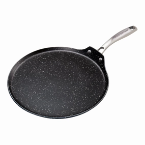 Crepe Pan, Non-Stick Aluminium Cookware With Stainless Steel Riveted Handle, 11 (28Cm) Cookware holiday sale