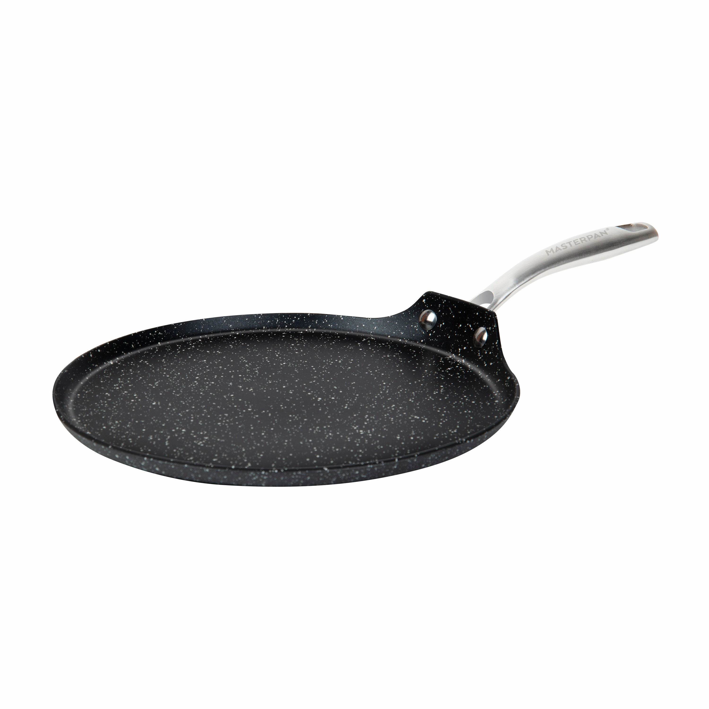 Crepe Pan, Non-Stick Aluminium Cookware With Stainless Steel Riveted Handle, 11 (28Cm)