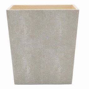 Crosby Sand Rectangle Waste Basket, Tapered Home Decor Office Organization Convenient shopping