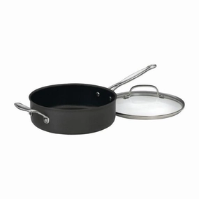 Cuisinart 6243380 5.5 qt. Chefs Classic Stainless Steel Saute Pan&#44; Black Cookware online kitchen sale