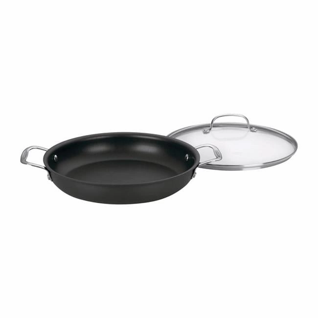 Cuisinart 6243752 12 in. Chefs Classic Stainless Steel Saute Pan&#44; Black Cookware hot cookware outlet