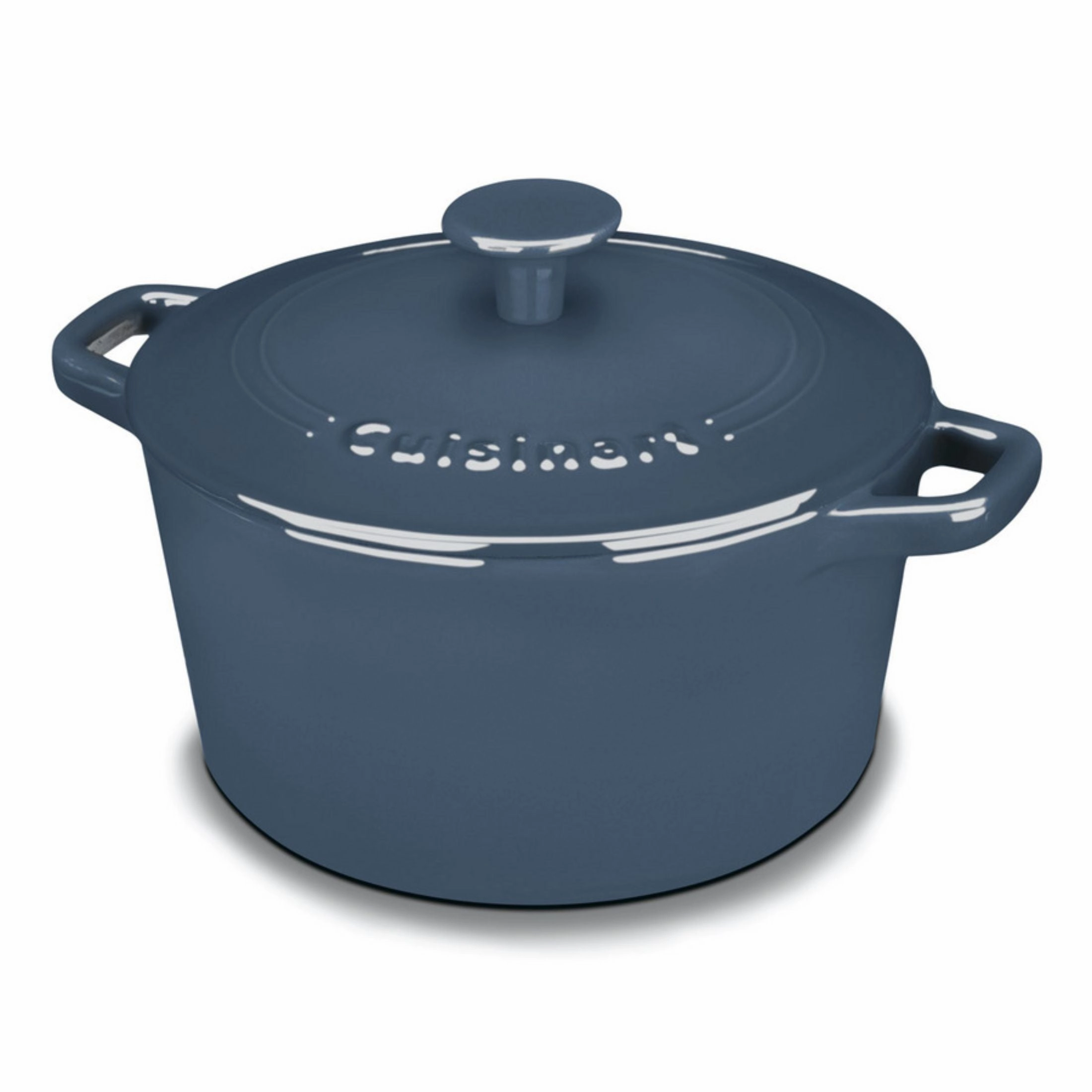 Cuisinart Chef'S Classic Enameled Cast Iron Cookware 3 Qt. Round Covered Casserole