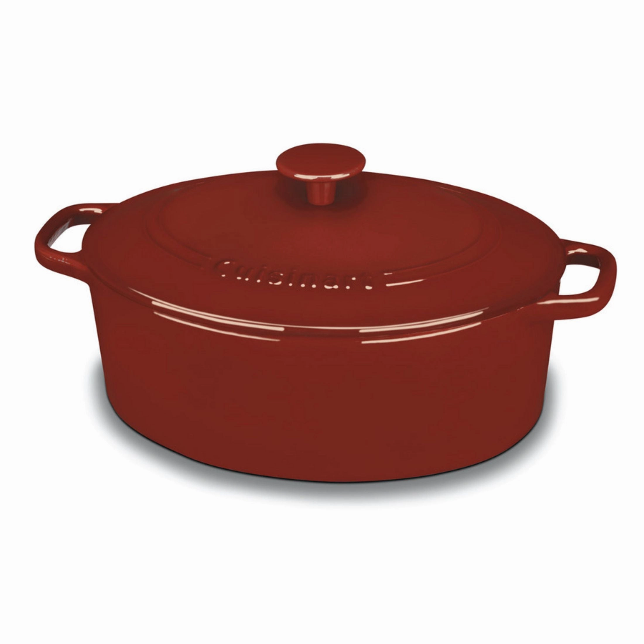 Cuisinart Chef'S Classic Enameled Cast Iron Cookware 5.5 Qt. Oval Covered Casserole