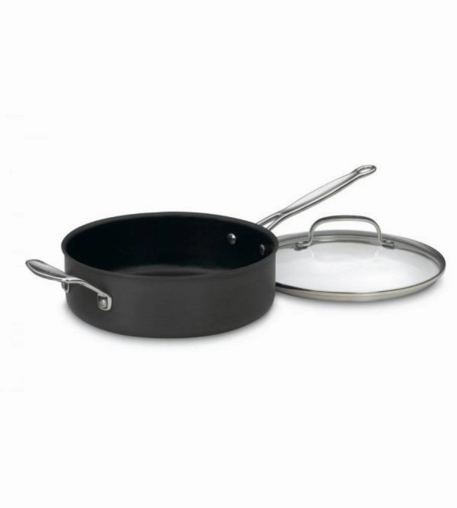 Cuisinart Chef'S Classic Non-Stick Hard Anodized Cookware 3.5 Qt. Sautepan W/Helper Handle & Cover Cookware holiday sale
