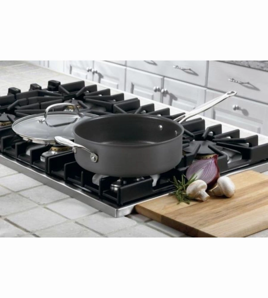 Cuisinart Chef'S Classic Non-Stick Hard Anodized Cookware 3.5 Qt. Sautepan W/Helper Handle & Cover