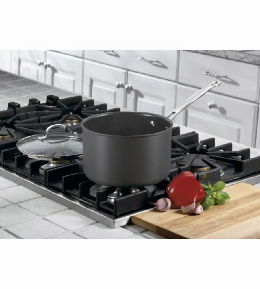 Cuisinart Chef'S Classic Non-Stick Hard Anodized Cookware 4 Qt. Saucepan W/Cover
