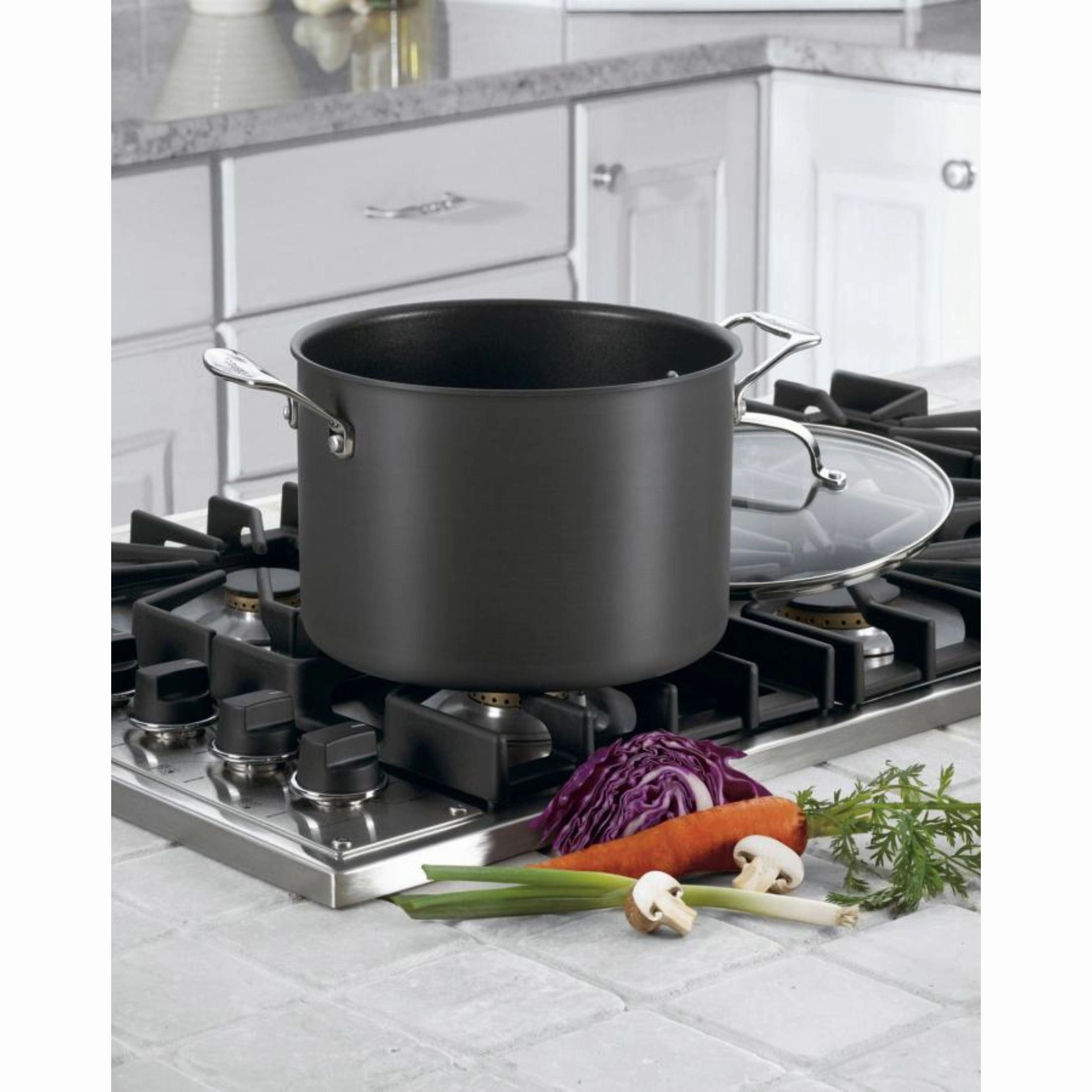 Cuisinart Chef'S Classic Non-Stick Hard Anodized Cookware 8 Qt. Stockpot W/Cover