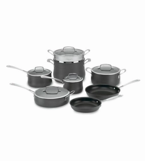 Cuisinart Contour Hard Anodized Cookware 13 Piece Set Cookware holiday sale