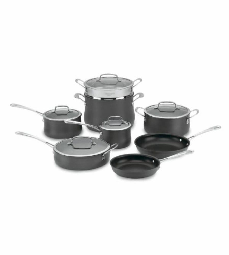 Cuisinart Contour Hard Anodized Cookware 13 Piece Set Cookware holiday sale