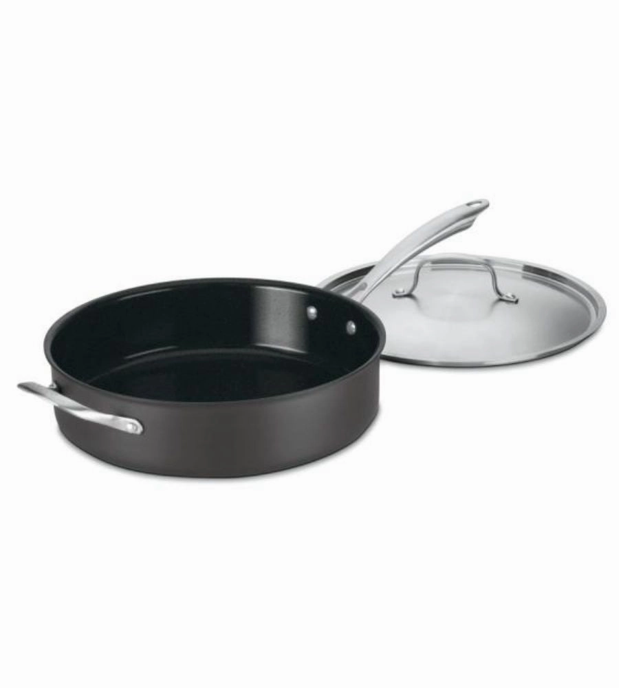 Cuisinart Greengourmet Hard Anodized Eco Friendly Non-Stick Cookware 5.5 Qt. Saute Pan W/Helper Handle & Cover Cookware holiday sale