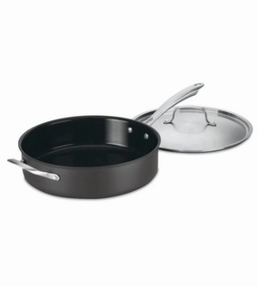 Cuisinart Greengourmet Hard Anodized Eco Friendly Non-Stick Cookware 5.5 Qt. Saute Pan W/Helper Handle & Cover Cookware holiday sale
