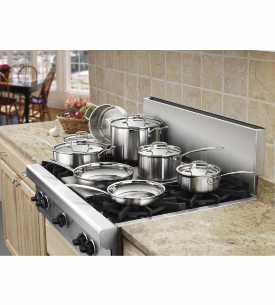 Cuisinart Multiclad Pro Tri-Ply Stainless Cookware 12 Piece Set