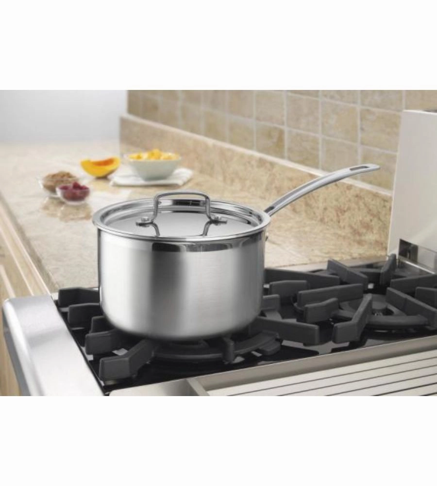 Cuisinart Multiclad Pro Tri-Ply Stainless Cookware 4 Qt. Saucepan W/Cover