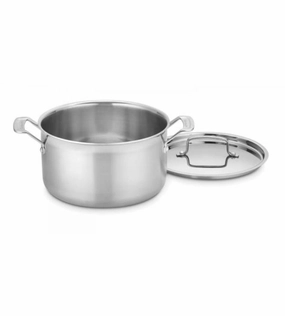 Cuisinart Multiclad Pro Tri-Ply Stainless Cookware 6 Qt. Saucepot W/Cover Cookware holiday sale