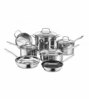 Cuisinart Professional Series Stainless Steel Collection 11 Piece Set Cookware holiday sale
