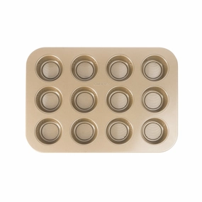 Cuisipro 12-Cup Steel Nonstick Muffin Baking Pan Bakeware online promo