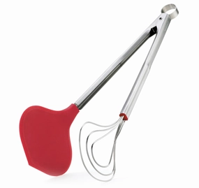 Cuisipro 13 Inch Fish Tongs Stainless Steel Silicone Locking Long Seafood Cooking Tools & Accessories hot price