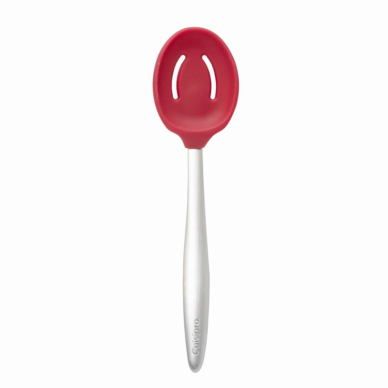 Cuisipro 8-Inch Silicone Piccolo Slotted Spoon, Black Cooking Tools & Accessories mega discount