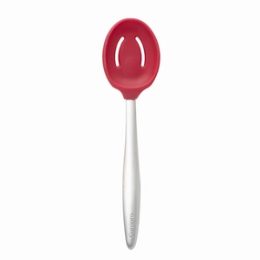 Cuisipro 8-Inch Silicone Piccolo Slotted Spoon, Black Cooking Tools & Accessories mega discount