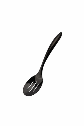 Cuisipro Black Tempo Noir Mirror Finished Slotted Spoon, 10 inch Cooking Tools & Accessories mega discount