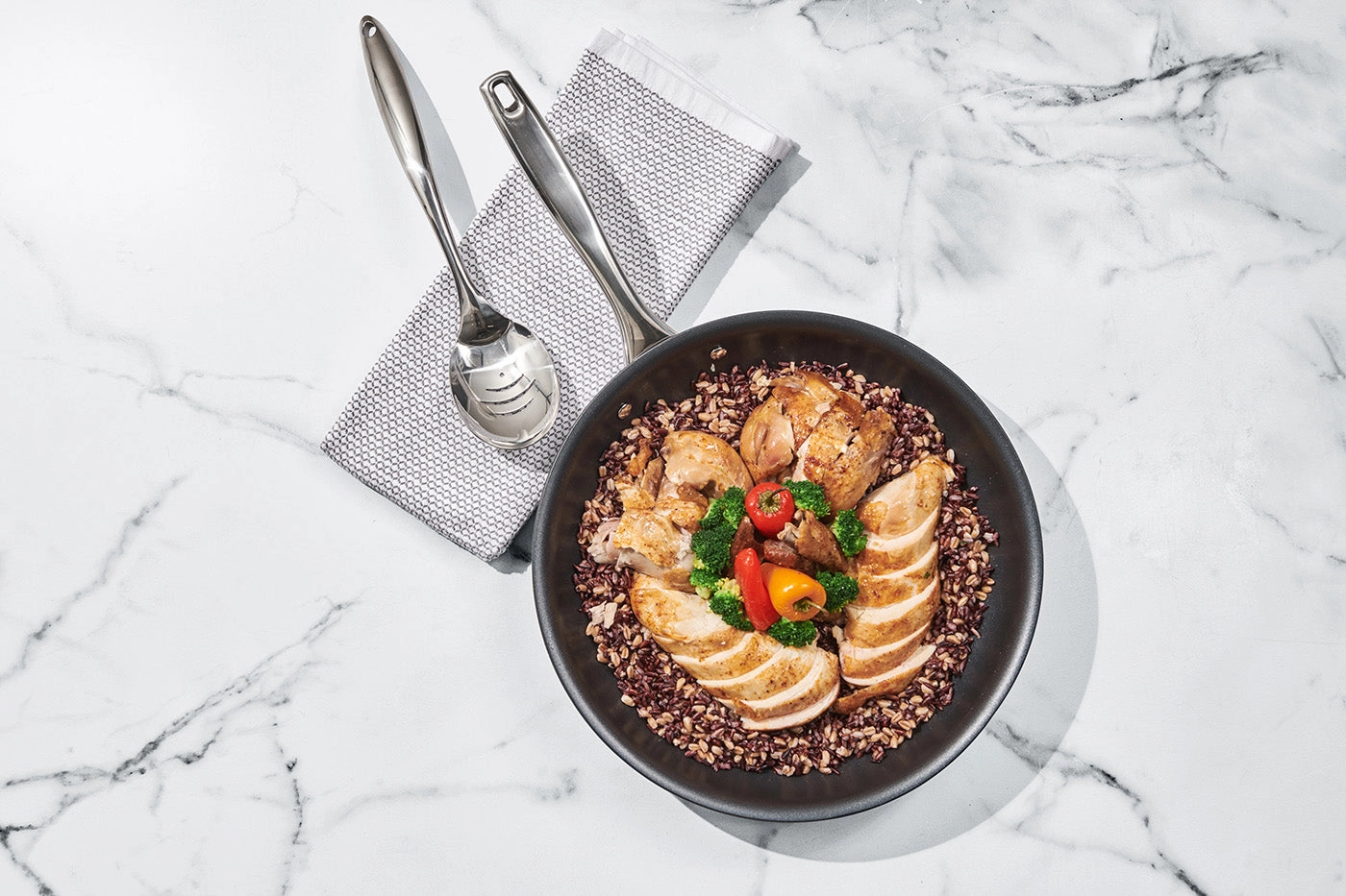 Cuisipro Easy Release Hard Anodized 12-Inch Fry Pan
