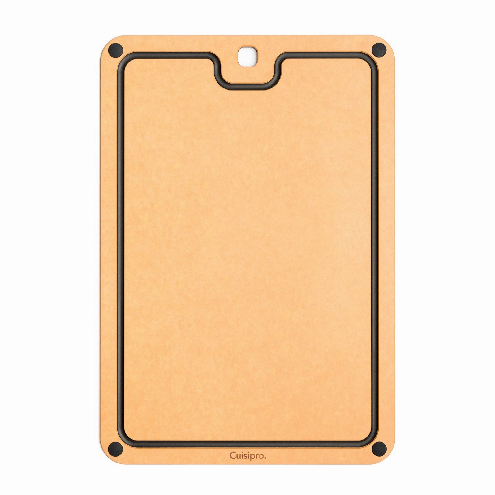 Cuisipro Fibre Wood Cutting Board with Silicone Feet, 16 x 11 Inch, Natural/Slate Cooking Tools & Accessories hot price