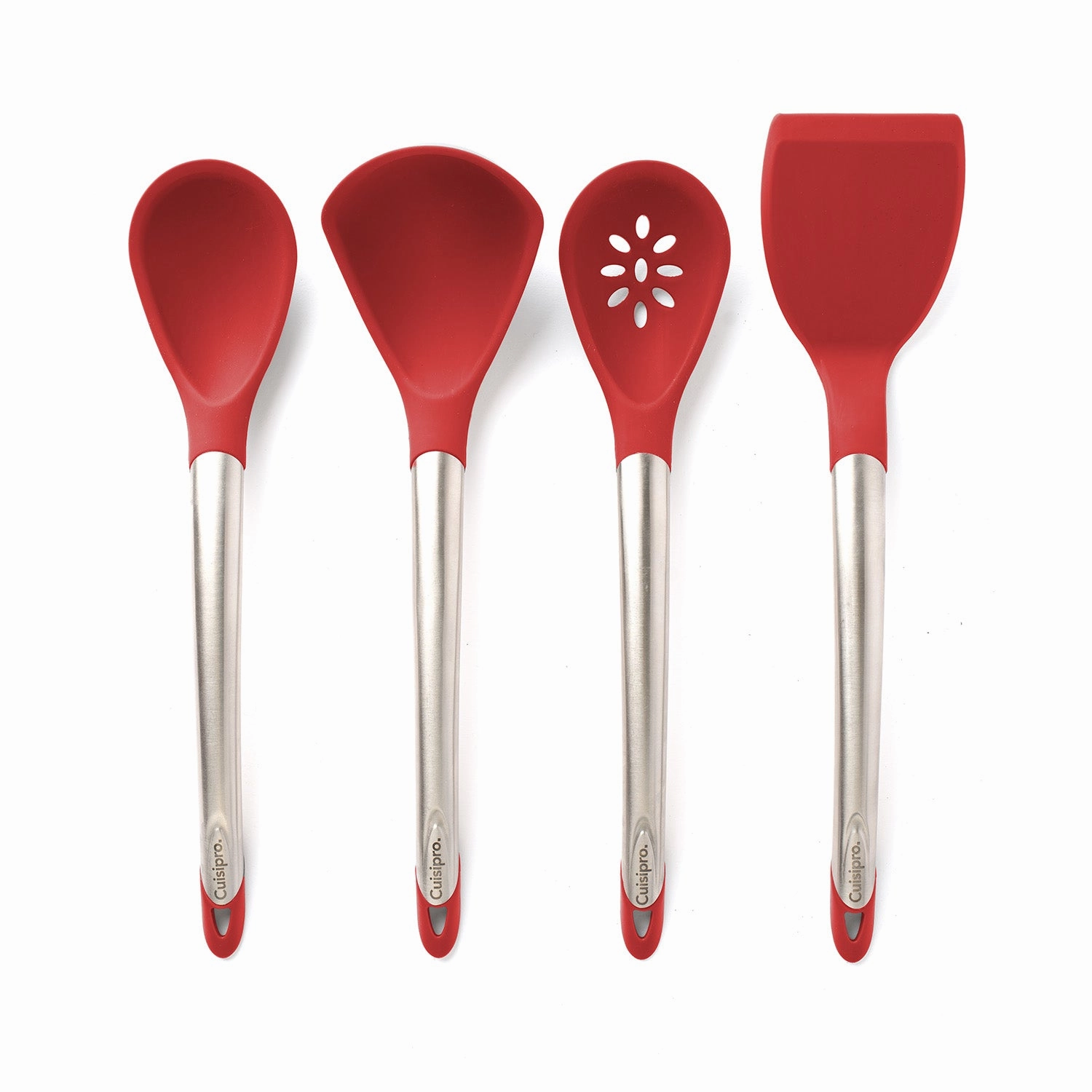 Cuisipro Silicone Kitchen Tool Set-Ladle, Turner, Spoon & Slotted Spoon Cooking Tools & Accessories mega discount