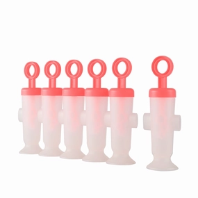 Cuisipro Snap-Fit Circle Pop Mold, 2.9oz/85ml, Set of 6, Coral Cooking Tools & Accessories hot price